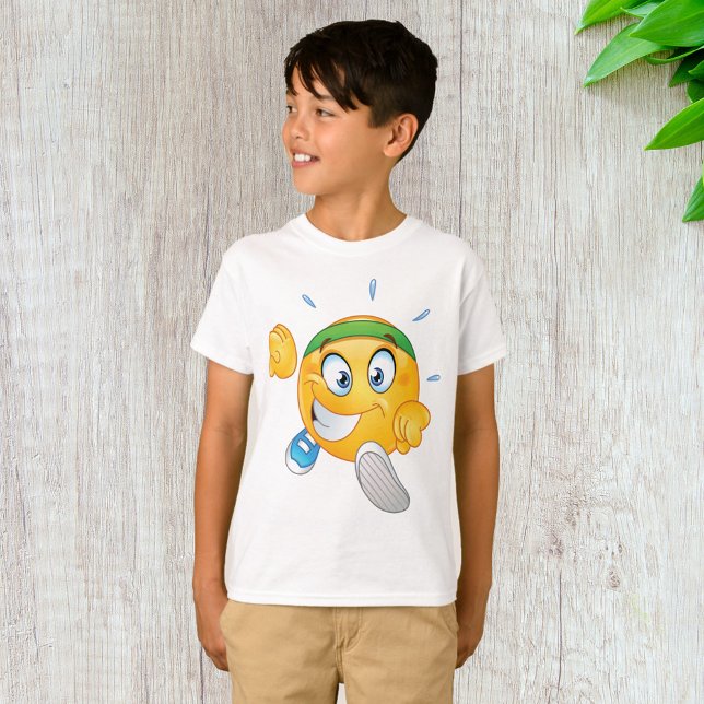 Happy Running Emoji T-Shirt (Creator Uploaded)