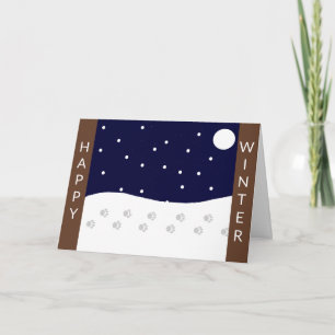 Happy Rural Winter Card