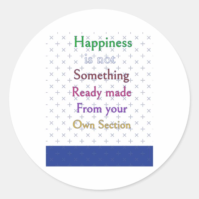 Happy S Sticker  (Front)