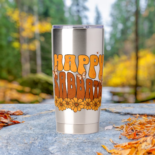 Happy Sabbath Insulated Tumbler (Outdoor (Rotated))