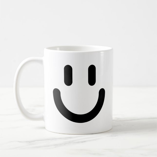 Happy Sad Face Coffee Mug (Left)