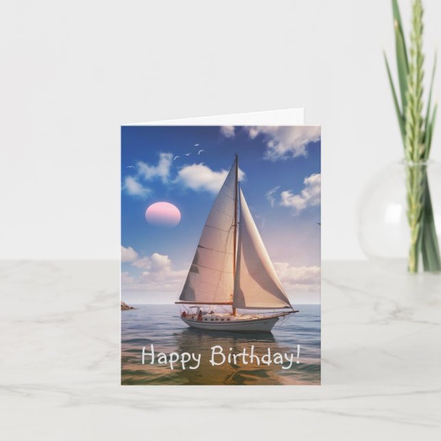 Happy Sailing Card (Front)