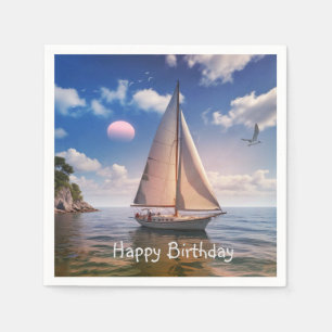 Happy Sailing  Napkin