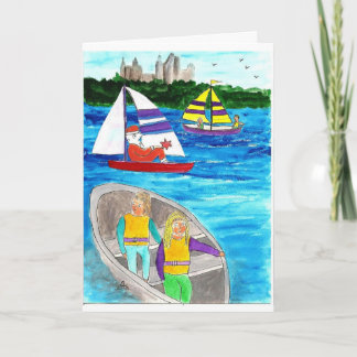 Happy Sailing through the Holiday Season Card