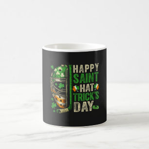Happy Saint Hat Trick Ice Hockey Player Coffee Mug