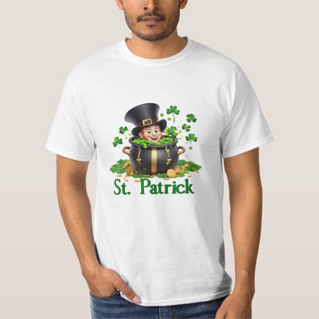 Happy Saint Patrick Day T-Shirt (Front)