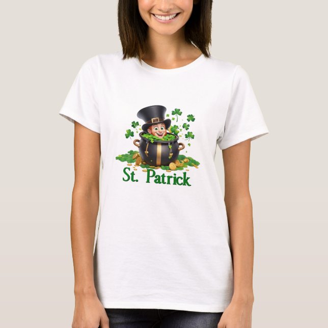 Happy Saint Patrick Day T-Shirt (Front)