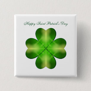Happy Saint Patrick's Day 15 Cm Square Badge