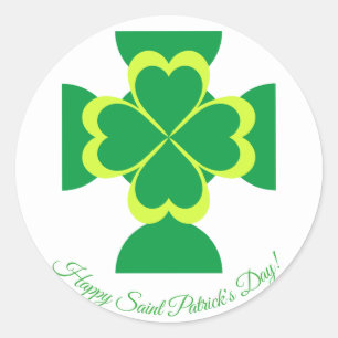 Happy Saint Patrick's Day! Classic Round Sticker