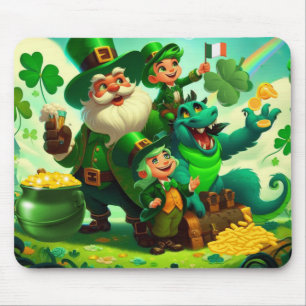 Happy Saint Patrick's Day colourful Mouse Pad