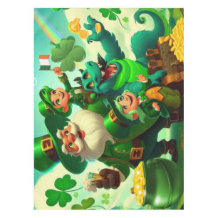 Happy Saint Patrick's Day colourful Tablecloth