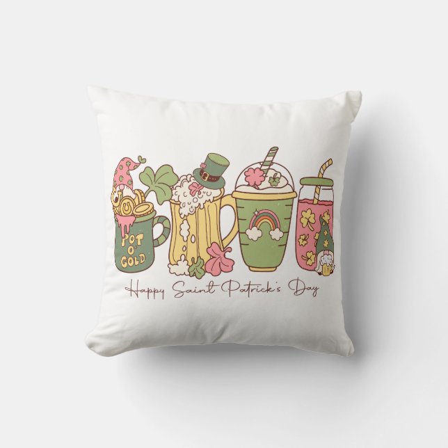 Happy Saint Patrick's Day Cushion (Front)