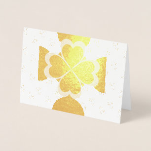 Happy Saint Patrick's Day custom Foil card