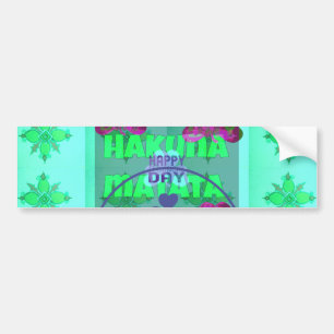 Happy Saint Patrick's Day Hakuna Matata Art Print Bumper Sticker