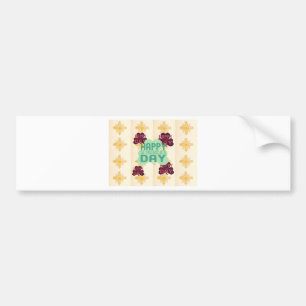 Happy Saint Patrick's Day Lovely Art Print Bumper Sticker
