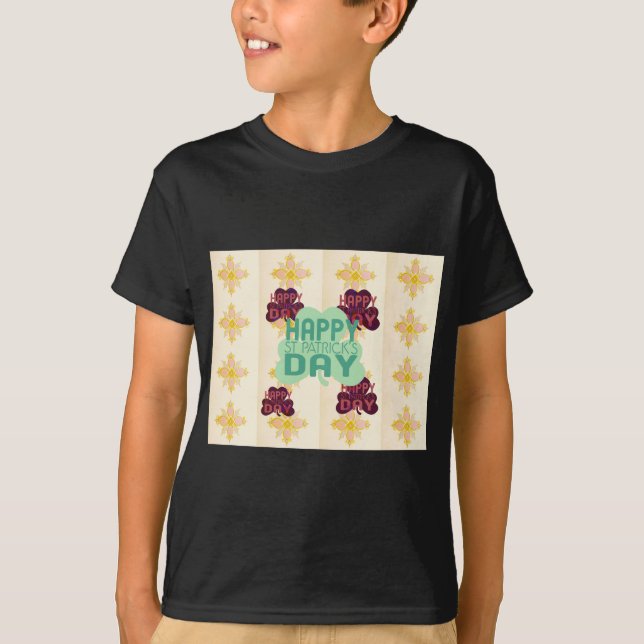 Happy Saint Patrick's Day Lovely Art Print T-Shirt (Front)