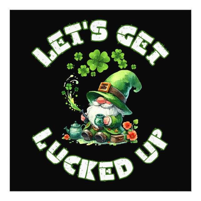 happy saint patrick's day photo print (Front)