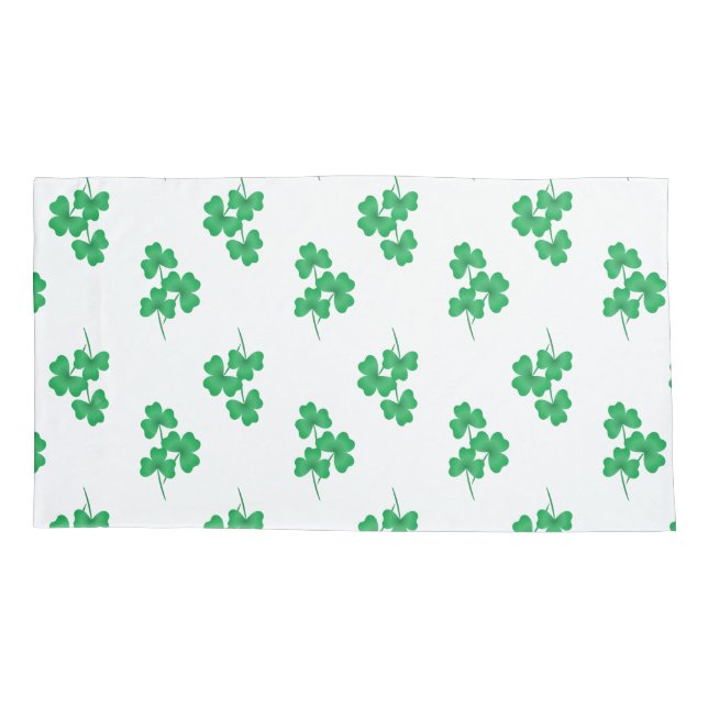 Happy Saint Patrick's Day! Pillowcase (Back)