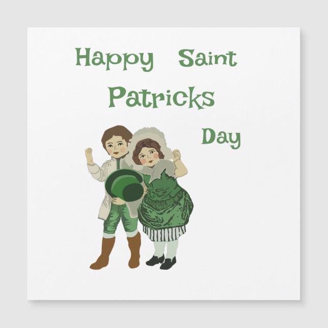 Happy Saint Patrick's Day Post Card (Front)