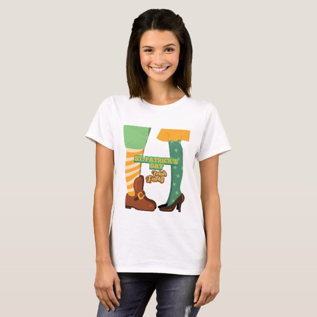 Happy saint patrick's day! T-Shirt (Front Full)