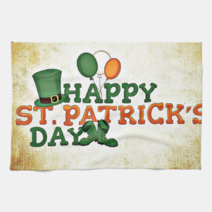 Happy Saint Patricks Day Tea Towel