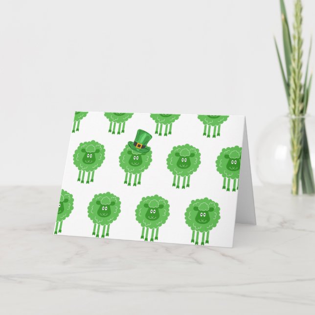 Happy Saint Patrick's Day To Ewe Card (Front)