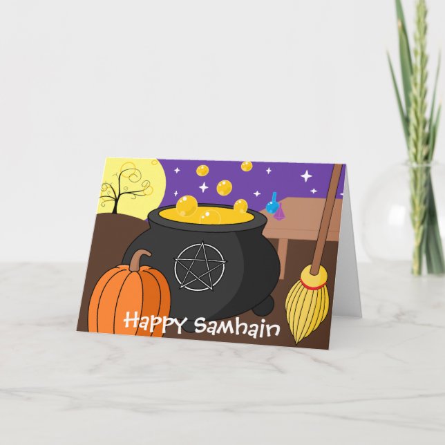 Happy Samhain Card (Front)