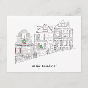 Happy San Francisco Holiday Postcard