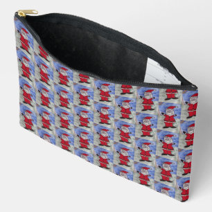 Happy Santa Accessory Pouch
