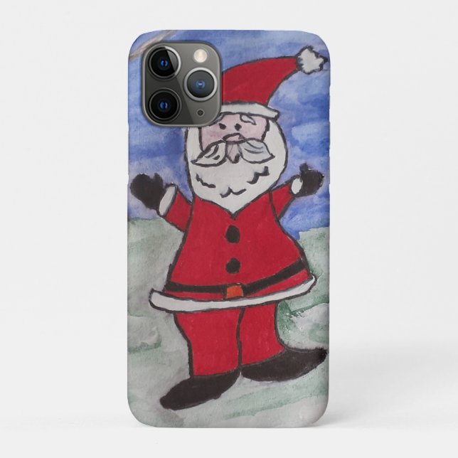 Happy Santa Case-Mate iPhone Case (Back)