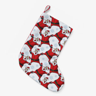 Happy Santa Claus Small Christmas Stocking