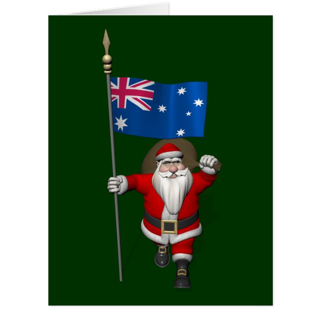 Happy Santa Claus Visits Of Australia (Front)