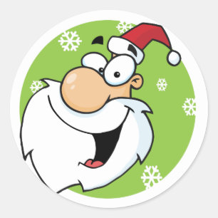Happy Santa Clause T-shirts and Gifts Classic Round Sticker