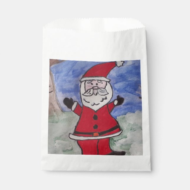 Happy Santa Favour Bag (Front)