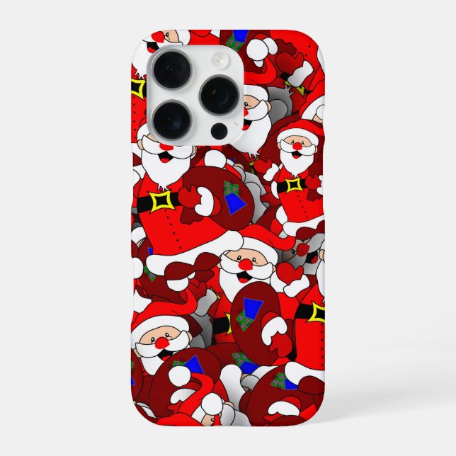 Happy Santa iPhone Case (Back)