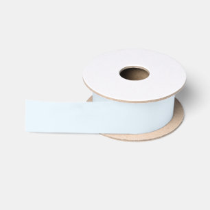 Happy Santa, light blue Christmas Satin Ribbon