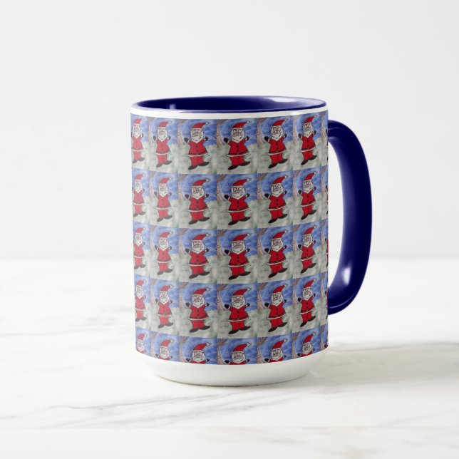 Happy Santa  Mug (Front Right)