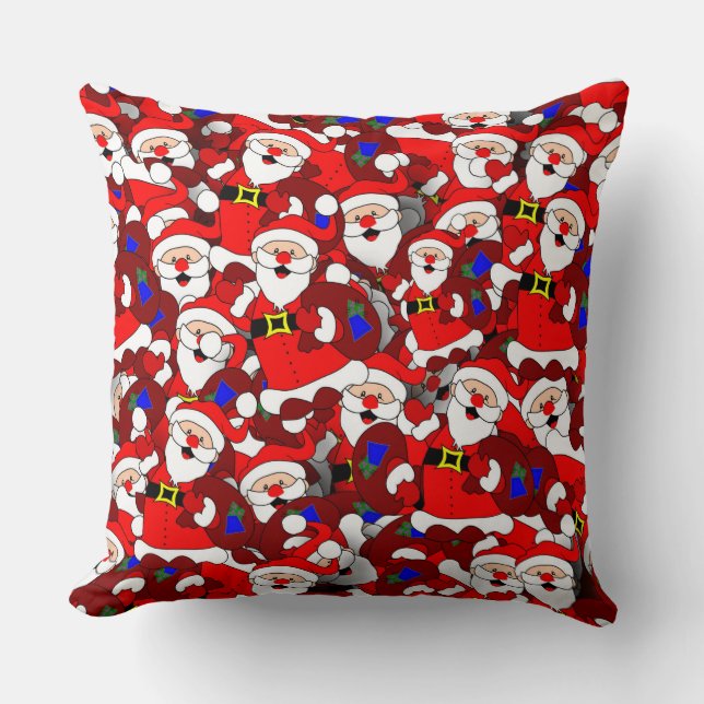 happy santa pillow (Front)
