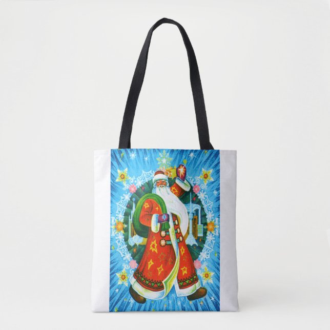 Happy Santa Tote Bag (Front)