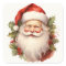 Happy Santa Vintage Christmas Stickers