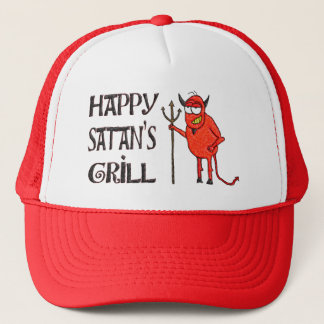 Happy Satan's Grill Trucker Hat