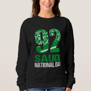 Happy Saudi Arabia Tree Swords National Day 4 Sweatshirt