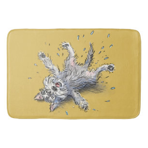 Happy Schnauzer Bath Mat