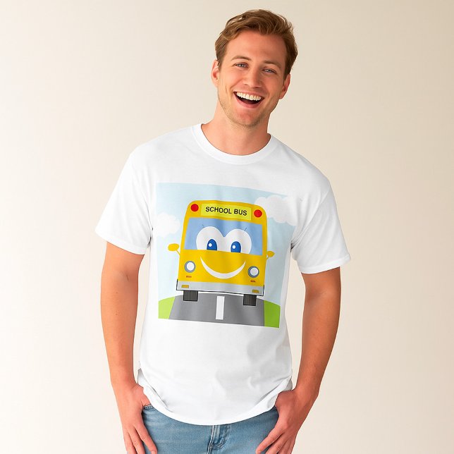 Happy School Bus T-Shirt (Creator Uploaded)
