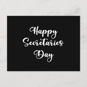 Happy Secretaries day. Administrative professional Postcard