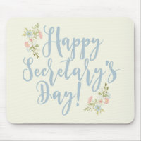 Happy Secretary's Day Gift Mouse Pad