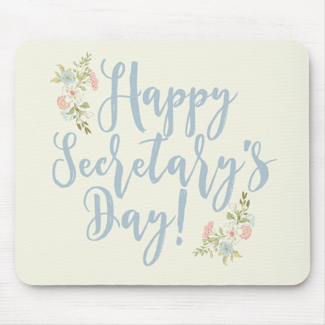 Happy Secretary's Day Gift Mouse Pad (Front)