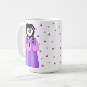 Happy Seollal Penguin Coffee Mug