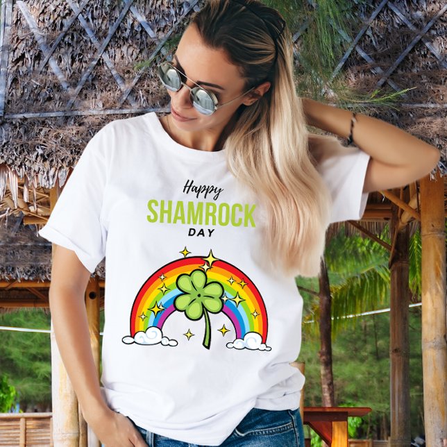 Happy Shamrock Day Holiday T-Shirt (Creator Uploaded)