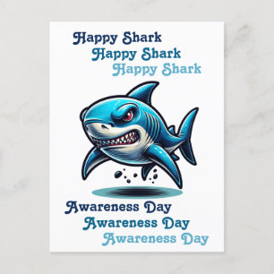 Happy Shark Awareness Day July 14th Postcard